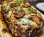 Mushroom Swiss Cheese Meatloaf