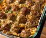 Swedish Meatball Noodle Bake