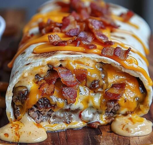 Cheeseburger Burrito A Fun Twist on Two Classics Food Recipes