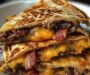 Maple Bacon Cheeseburger Bomb Quesadillas