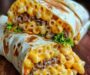 Mac ‘n’ Cheese Burger Wrap 