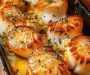 Garlic Butter Baked Scallops 