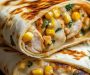 Cheesy Garlic Chicken Wraps