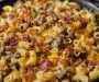 Loaded Bacon Cheeseburger Alfredo Pasta