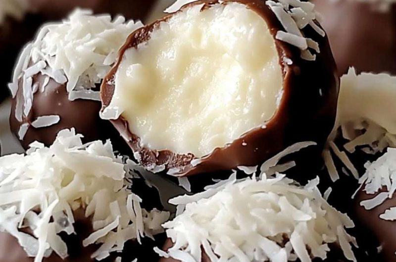 No Bake Coconut Cream Balls