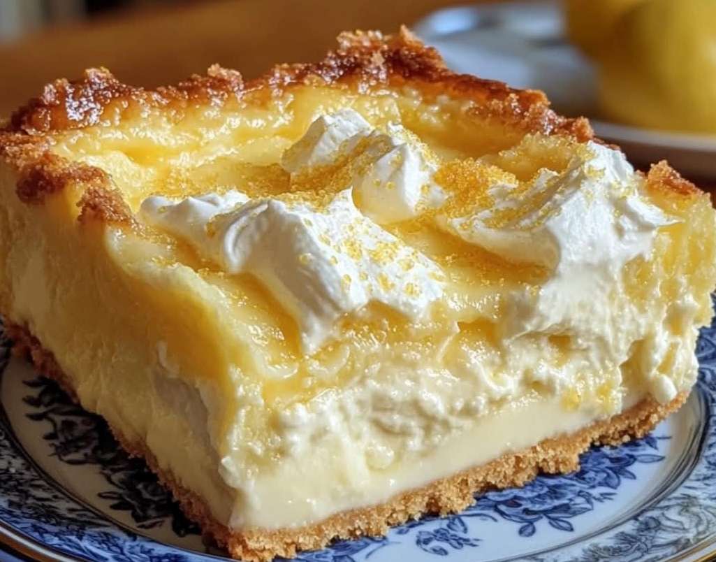 Lemon Cream Cheese Dump Cake