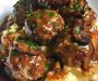 Beef Meatballs in Mushroom Gravy 