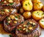 Garlic Butter Steak with Roasted Potatoes