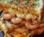 Cheesy Garlic Bread Shrimp Grilled Cheese 