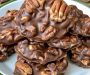 HOMEMADE TURTLE CANDY WITH PECANS AND CARAMEL