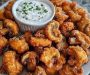 Crispy fried mushrooms