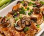 Cheesy Chicken Marsala Bake