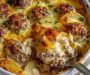 Meatballs with Potatoes and Cheese