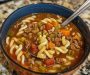 Hearty Hamburger Noodle Soup