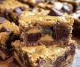 Peanut Butter Cup Gooey Cookie Bars