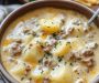 Cheesy Hamburger Potato Soup