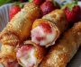 Strawberry Cheesecake Eggroll Bites