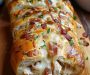 Chicken Bacon Ranch Stromboli 