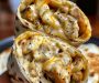 Cheesy Garlic Chicken Wraps Recipe 