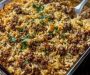 Easy Hamburger Rice Casserole