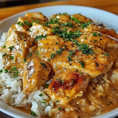 Smothered Chicken and Rice