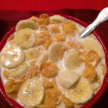 Corn Flakes with Bananas