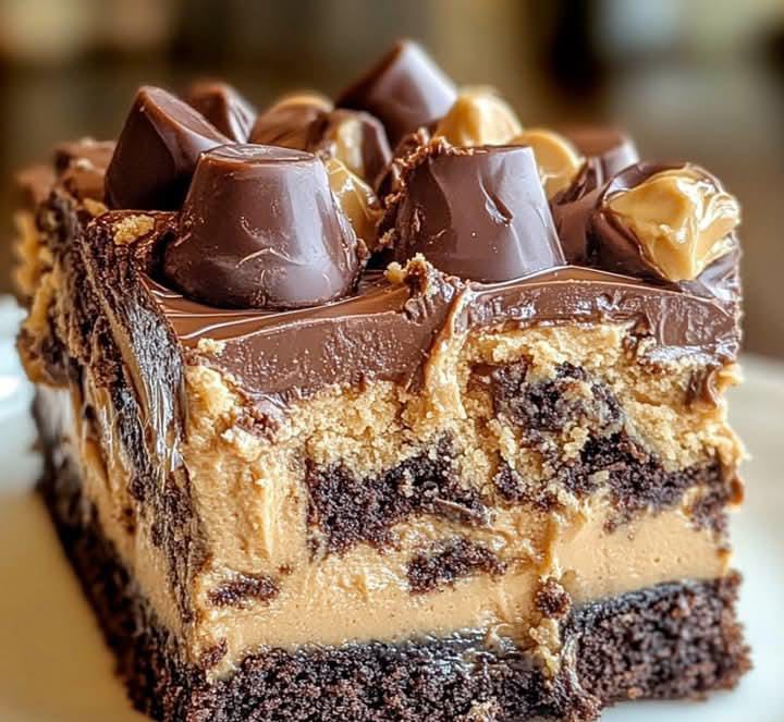 Peanut Butter Cup Dump Cake