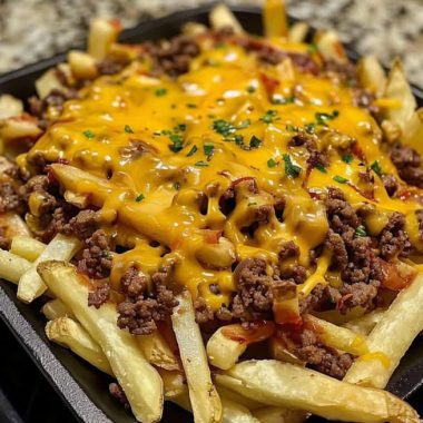 Cheesy Loaded Beef Fries