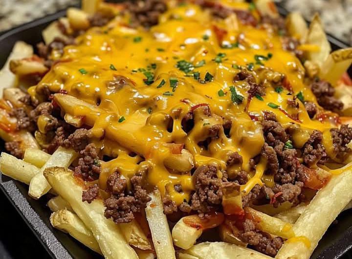 Cheesy Loaded Beef Fries