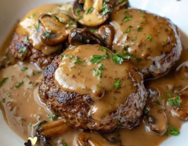 Slow Cooker Salisbury Steak