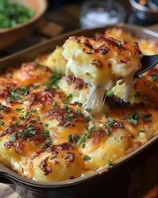 Cheesy Hamburger Potato Casserole