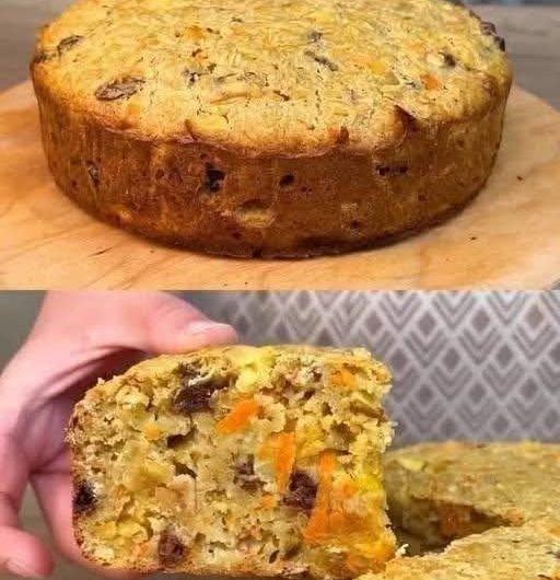 Apple Carrot and Oat Breakfast Bake
