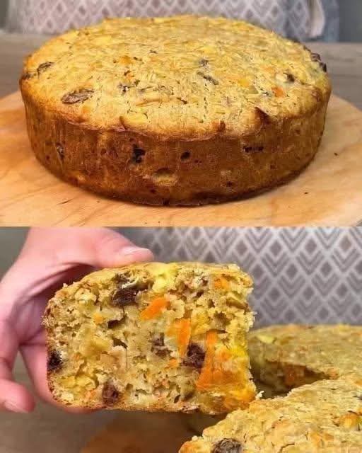 Apple Carrot and Oat Breakfast Bake