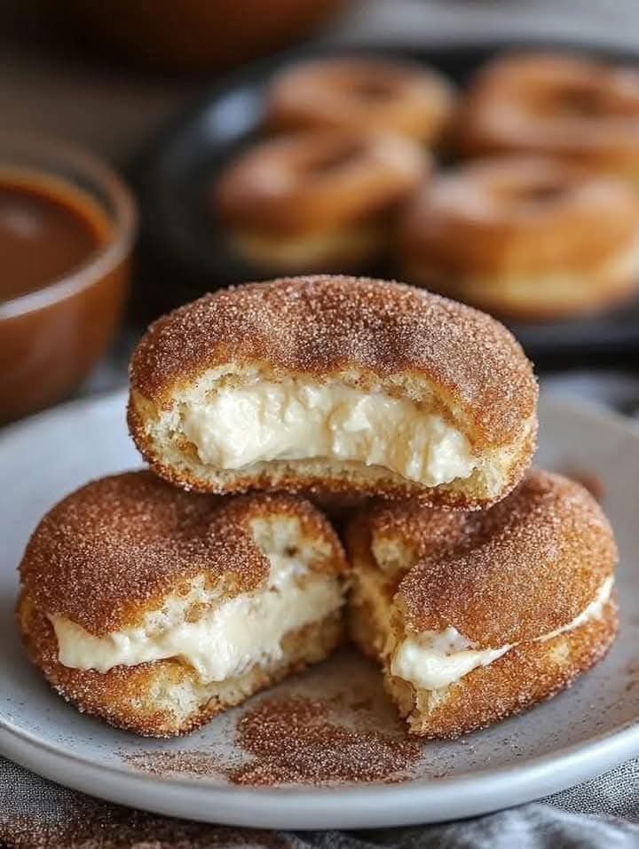 Churro Cheesecake Donut Cookies