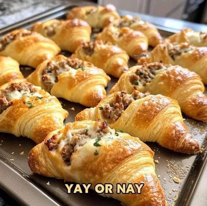 Sausage Cream Cheese Crescents