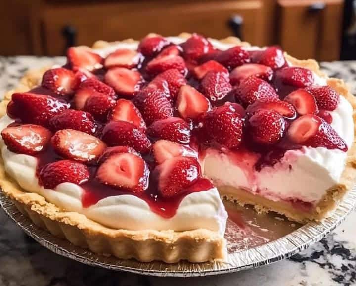 Strawberry Cheesecake Pie