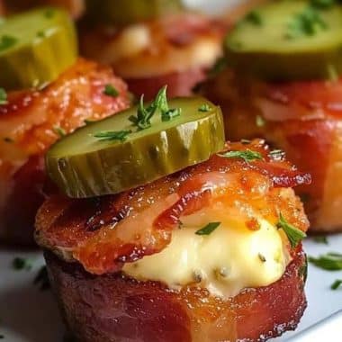 Dill Pickle Bacon Shots