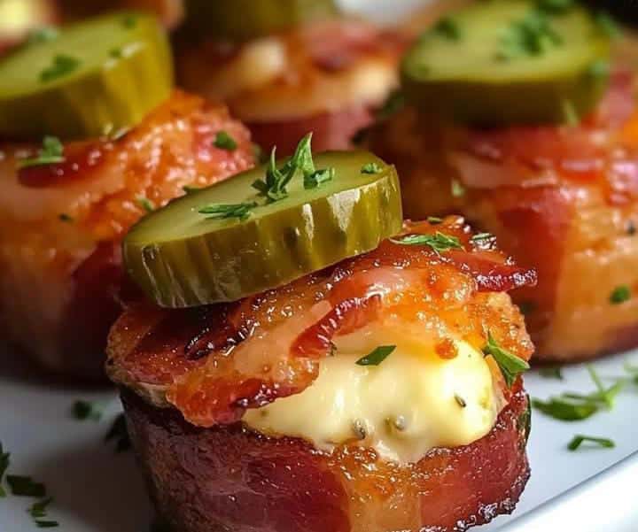 Dill Pickle Bacon Shots