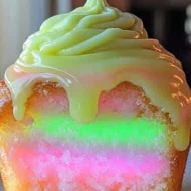 Glow-in-the-Dark Moonlit Cupcakes