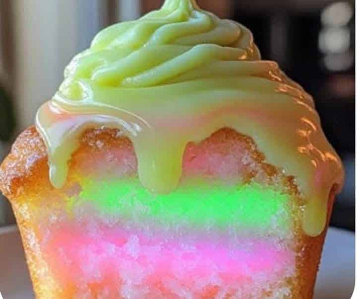Glow-in-the-Dark Moonlit Cupcakes