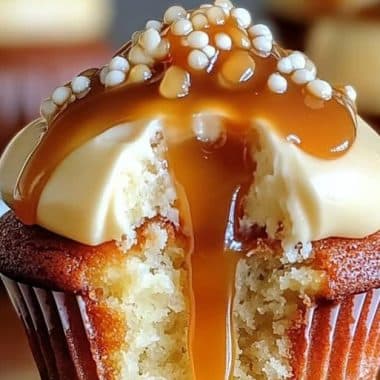 Salted Caramel Cream Cheese Cupcakes