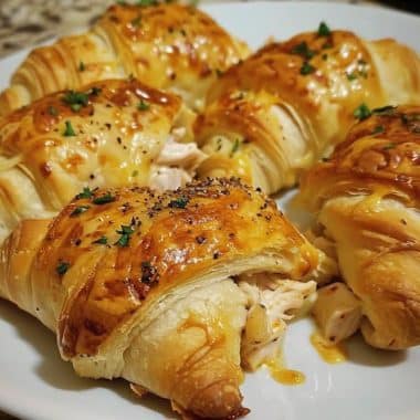Chicken Stuffed Crescent Rolls