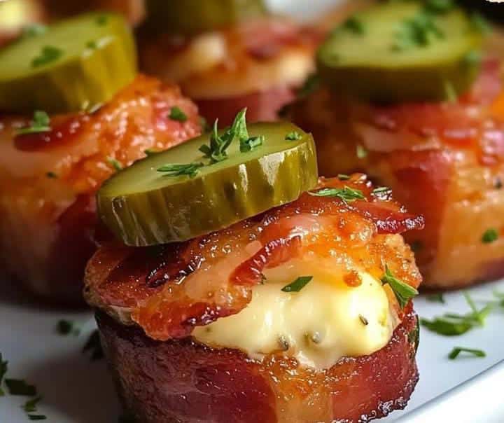 Dill Pickle Bacon Shots