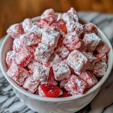 Strawberry Shortcake Puppy Chow