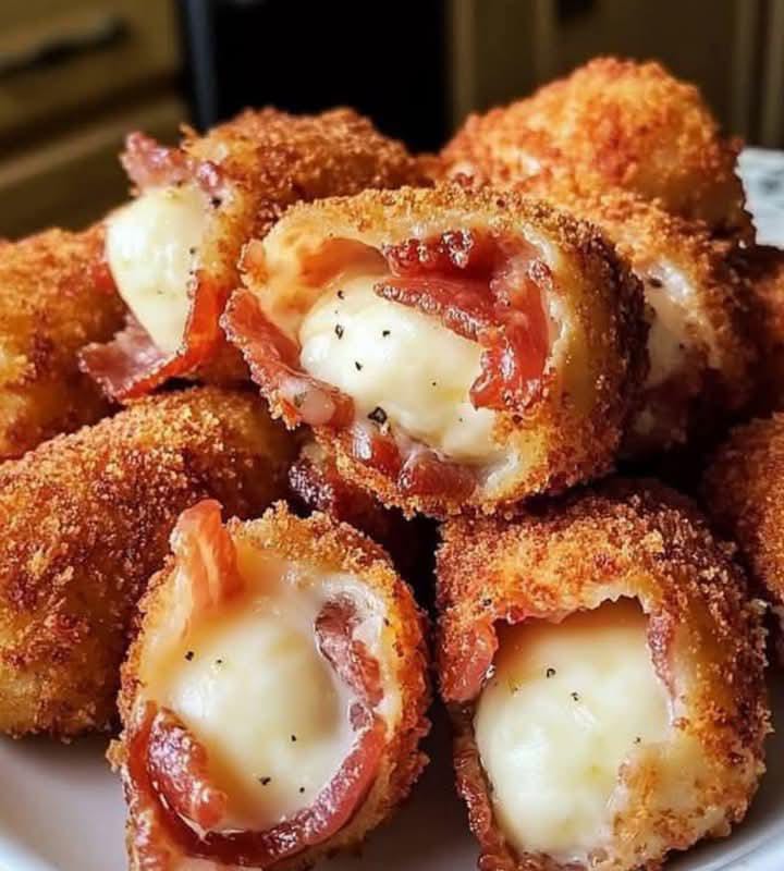 Stuffed Mozzarella Bacon Bombs