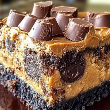 Peanut Butter Cup Dump Cake