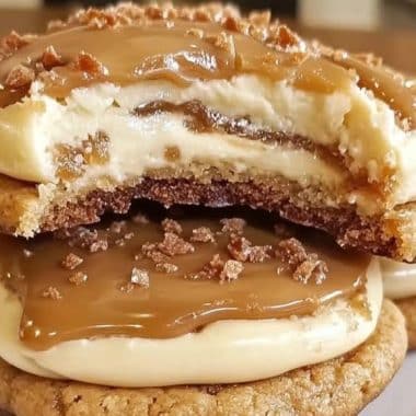Caramel Cheesecake Cookies