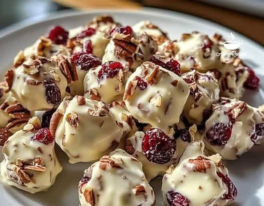 White Chocolate Cranberry Pecan Clusters