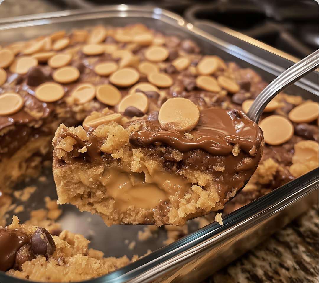Peanut Butter Cup Dump Cake 