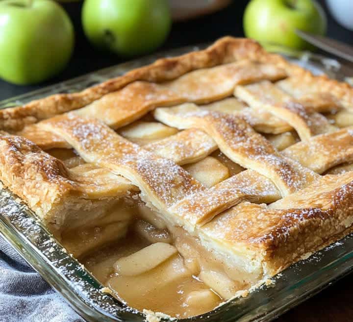 Grandma’s Apple Slab Pie